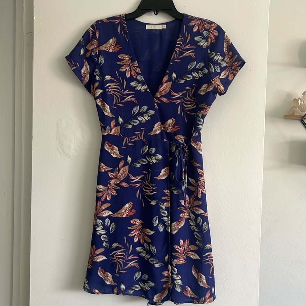 Lush blue flower dress